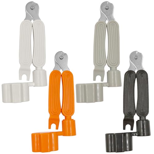 Guitar String Winder, Guitar String Cutter, Guitar Bridge Pin Puller, lyfLux 3 in 1 Guitar Repair Tool (4 Pack)