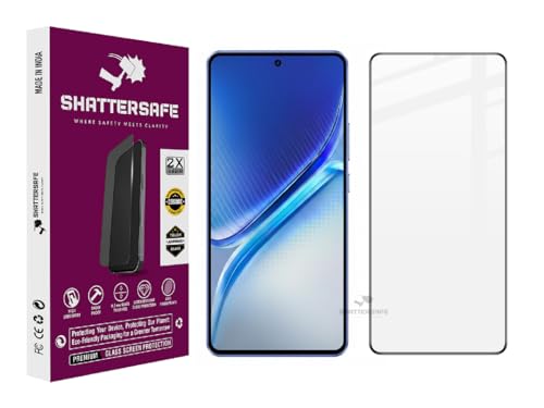 Image of Shattersafe Oleophobic Tempered Glass Screen Protector Compatible For IQOO Neo 10r / Neo 10 [Pack of 1]. Edge To Edge Full Screen Protection With Easy Installation Kit & Case Friendly Fit.