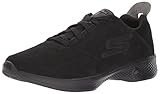 Parte superior de ante suave. Skechers Go Walk 4 Gratitude, Zapatillas Mujer, Black, 36 EU