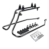 TCMT Black Saddlebag Saddle bag Conversion Brackets Fits For Harley Davidson Fit For Harley Heritage Softail Softail Deluxe 1984-2017 Except for Deuce Models Softail Slim Fatboy