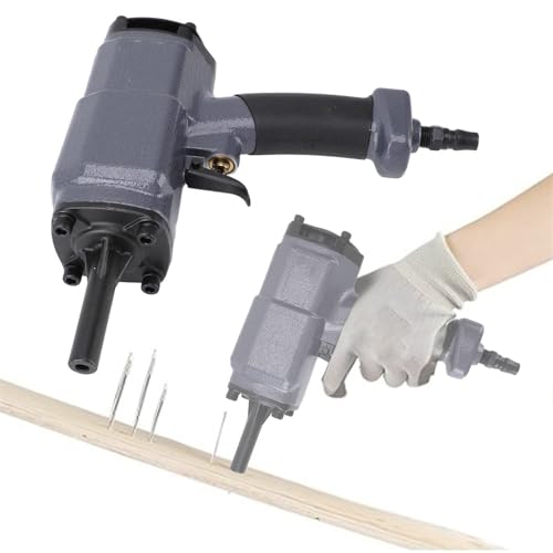 Pneumatic Nail Remover, Air Punch Nailer with 1/4 inch Air Inlet, 0.4-0.8MPa Pressure Range, Perfect for Denailing and Wood Recycling