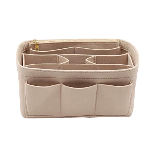 LEXSION Felt Handbag Organizer,Insert purse organizer Structure Shaper fits Speedy 8001 Beige S by LEXSION - Used condition - US$13.79