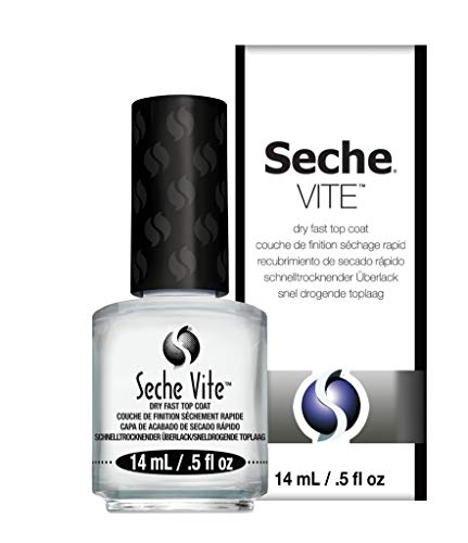 Seche Vite Dry Fast Top Coat przezroczysty, szybkoschnący i trwały lakier kryjący do paznokci, oryginalny, 14 ml