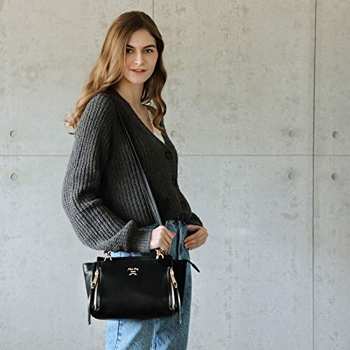 Miss Fong Small Diaper Bag Mini Diaper Bag,Crossbody Diaper Bags, Diaper Bag Purse,Diaper Clutch With 7 Diaper Bag Organizers,2 Insulated Pockets And Adjustable Shoulder Strap(Black) #TOP1