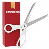 25" White Ceremonial Scissors – Giant Ribbon Cutting Scissors for Grand Opening Large Shears for Ceremony Supplies Big 25 Inch Shears for Events Ribbon and Decorations Kit