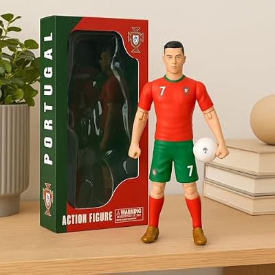 CR7. Ronaldo 8 Collectible Soccer Action Figure. Ronaldo Action Figure. Soccer Fan Collectible. Original Gift for Everyone. Perfect Sport Gift.