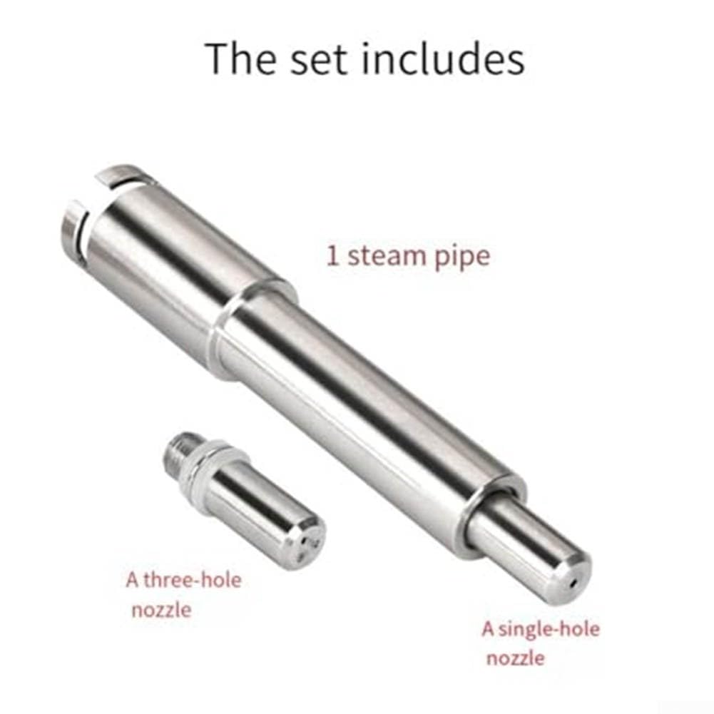 Juego de boquillas de vapor de acero inoxidable compatibles con Ec685, acero inoxidable | Acero inoxidable para cafetera, zona de cocina, fácil instalación, función de estanqueidad.