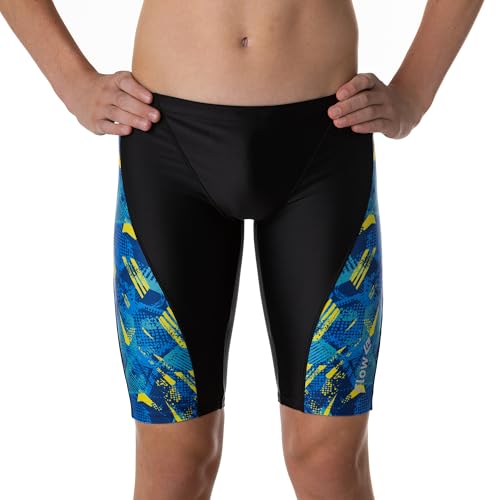 Flow Splice Jammer Swimsuits - Swim Jammers for Swimming in Boys Size 21 to 32 (Gotcha 21)