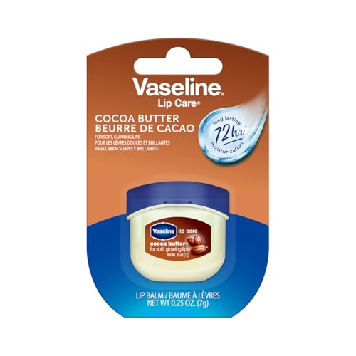 Image of Vaseline Lip Therapy Cocoa Butter | Nourishing Balm for Soft & Glowing Finish | 72Hr Moisturization | Cocoa Butter Fragrance | 7g