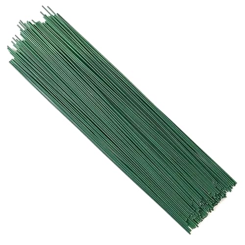 BDKMMS Blumendraht Grün, 220 Stück künstliche Drahtstiele, 30cm/40cm Blumenstängel für Handwerk Kranz, Blumenstrauß, DIY-Blumensträuße