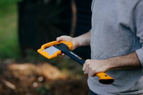 Fiskars Spaltaxt, Inklusive Klingen- und Transportschutz, Länge: 44 cm, Antihaftbeschichtet… – Ansicht 3