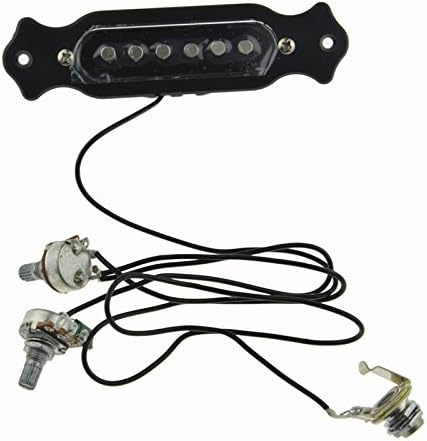 Pre-Wired 6-String Single Coil Guitar Pickup Harness with Volume Tone