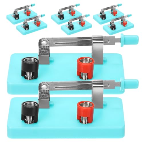 BESPORTBLE Single-Throw Switch 8 Pcs Electronics Experimental Tool Electrical Circuit Switch Physics Lab Precise Electrical Control