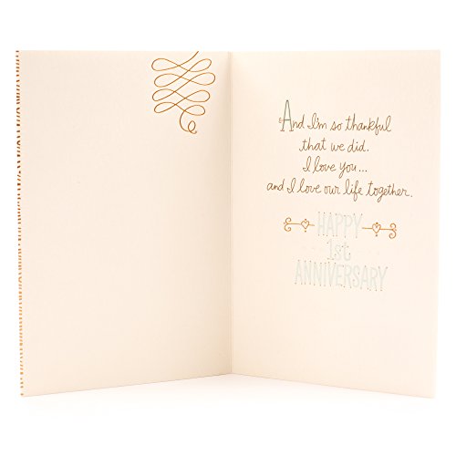 Hallmark 1St Anniversary Card (Chance On What Could Be) #TOP1