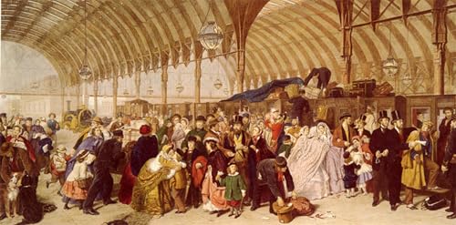 La gare de William Powell Frith impressions d'art mural vintage 60x90cm