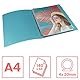 Esselte Ringordner, 140 Blatt Kapazität, 25 mm Rückenbreite, A4-Ordner mit 4 Ringen, Soft Cover, für Zuhause/Büro, zur Schreibtischorganisation, Colour’Breeze Serie, Mehrfarbig, 626249