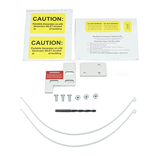 Kit de Placa de Intertravamento do Gerador, Kit de Intertravamento Elétrico Horizontal de Controle d