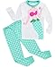 Little Pajamas Mermaid Sleepwear 100% Cotton Long Toddler Pjs Clothes Kids Shirts Size 6T