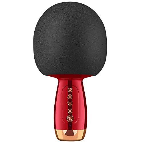 Eklevor Wireless Bluetooth Karaoke Microphone,Variable Sound 4-In-1 Portable Handheld Microphone For Girls Kids Adults, Karaoke Speaker Machine, Support Android/Ios/Pc For Home Ktv, Party, Singing #TOP1