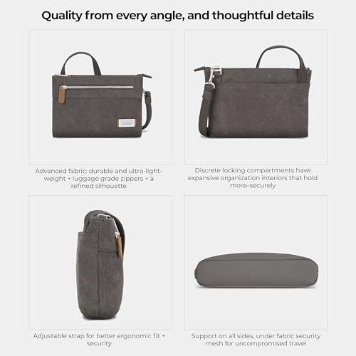 Image of Travelon Women's Anti-Theft Heritage Small Crossbody Cross Body Bag