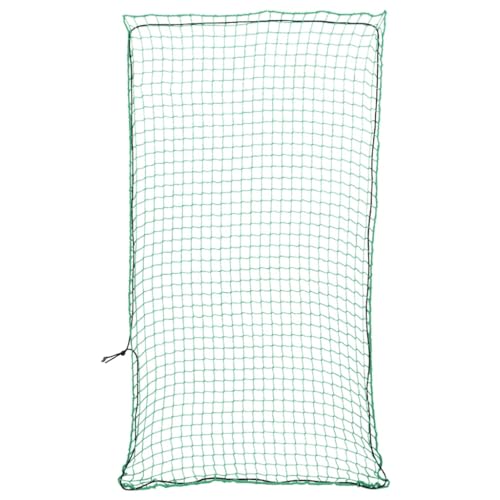 vidaXL Filet pour remorque avec Corde élastique Vert 7x3,5 m PP, Filet de Chargement, Filet de Chargement pour remorque, Couverture de remorque en Maille