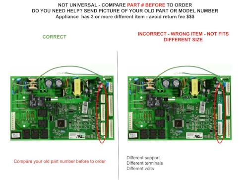 WR55X10187 WR55X10188 WR55X10210 CKDX10210X compatible with GE Refrigerator Board Asm Main Control fits old number WR55X10187 WR55X10188 WR55X10210