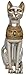 Egyptian Cat Goddess Bastet Statue: Large