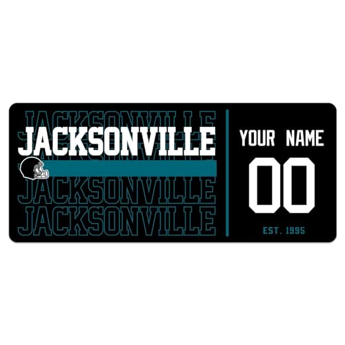 Image of ANTKING Jacksonville Mouse Pad Custom Name and Number Desk Pad for Men Women Youth Gifts