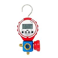デジタルマニホールドゲージ 真空圧力温度テスター HVAC冷凍マニホールド圧力計 Amazon.co.jp: マニホールドキット デジタル圧力計マニホールド