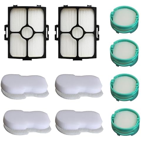 MZY LLC 10PCS for Shark Stratos Filter Replacements Compatible with AZ3002 AZ3000 AZ3000W Shark Stratos Odor Neutralizer Cartridge Kit Includes 2 HEPA + 4 Foam + 4 Odor Neutralizer Cover