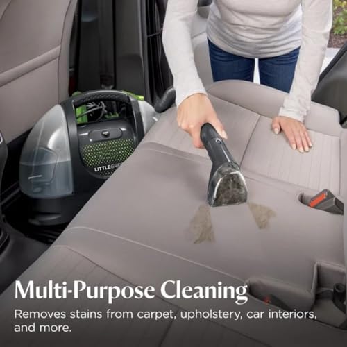 BIISSELLL Portable Carpet Cleaner with Strong Suction and Spray for Upholstery, Stairs, and Auto Deep Cleaning