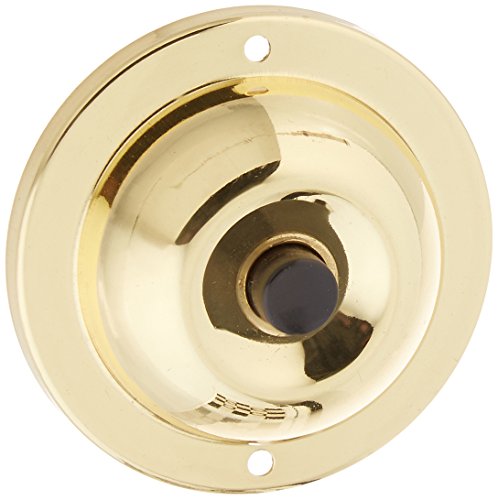 Edwards Signaling 600 Push Button, Solid Brass