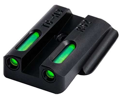 Image of TRUGLO TFX Handgun Sight | Durable Shock-Resistant Compact Brightly Glowing Tritium & Fiber-Optic Xtreme Day /Night Sight for Handguns