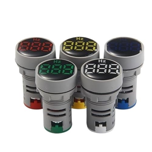 22mm LED fBXvC AC 20-500V wc fW^ [^[ Eh CWP[^[ Cg pl fBXvC bh CG[ O[ u[ zCg LED (bh)