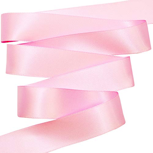 Image of Morex Ribbon 08822 /50-148 Double Face Satin Ribbon, 7 /8 inch x 50 Yd, Tulip
