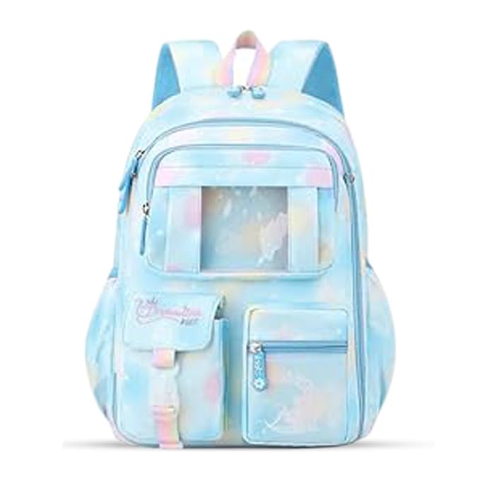 Image of Tinytot 30 Litre Japanese Korean Style School Bag Water-Resistant Laptop & Travel Backpack - Unisex Large 18 Inches Multipurpose Student Backpack for Boys & Girls, Men & Women