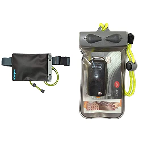 Housse Etanche Aquapac Multifonctions - Portefeuille & Sac Etanche Keymaster, 15 cm, Gris (Transparent/Gris) Cover