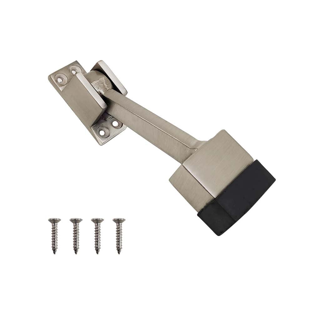 Volo Silver Satin Finish 5 Inch Fully Heavy Body Powerful Working Door Stopper (Color: Silver) (B08LTMYCXJ) Amazon Price History, Amazon Price Tracker