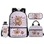 Milk Tea Capybara Purple Pattern