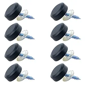 Risbay 8 Pcs Zinc Alloy Mirror Screws Decorative Cap Nails 0.75