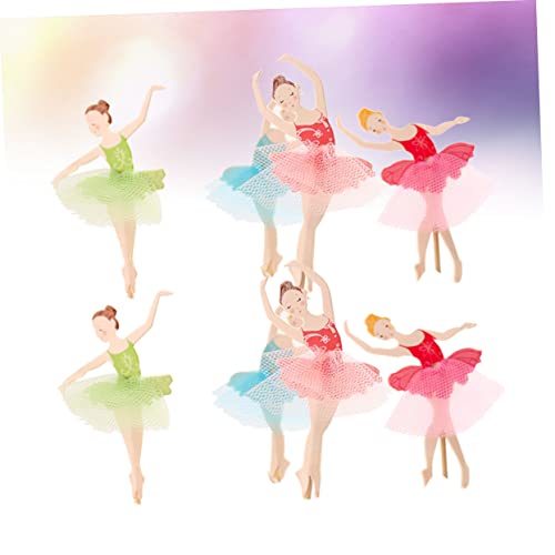 HOMSFOU 72 Peças Decoração De Bolo De Aniversário Decorativos Toppers De Bolo Decorações De Bolo De