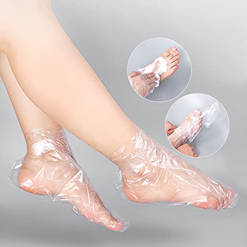 100Pcs Paraffin Wax Bath Liners For Foot, Niubow Plastic Feet Protectors Covers, Hot Wax Therapy Booties Bags Covers For Therabath Wax Treatment #TOP5