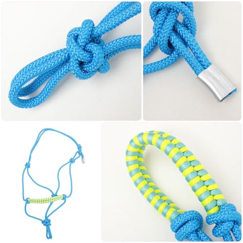 Cabestro de cuerda trenzada PRETYZOOM con nylon de alta resistencia 7