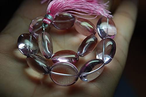 Quartz rose mystique 14-16mm en fil de pépites lisses pour loisirs créatifs