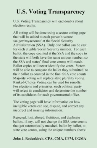 U.S. Voting Transparency