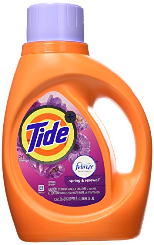 Tide Liquid Laundry Detergent, Spring & Renewal, 46 Ounce