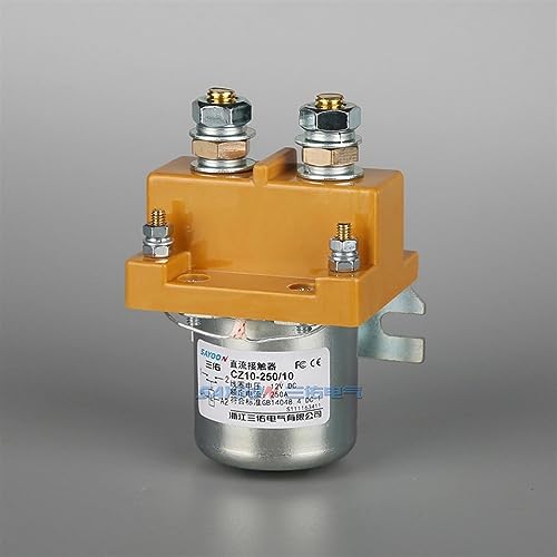 Contacteur de puissance CC 250A CZ10-250 avec bobine 12V pour circuits industriels - 6