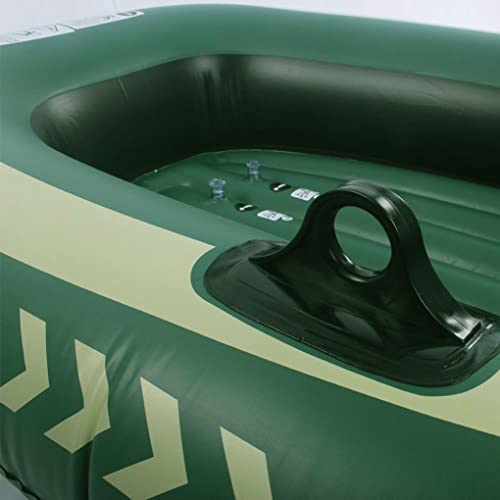 Opblaasbare boot uitdager opblaasbare boot set verdikte roeiboten voor kinderen groene één persoon buiten sportuitrusting - Image 4