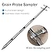 Powder Sampler, Stainless Steel Three-Zone Grain Probe Sampler – Commonly Used for Sampling and Collecting Powders, Grains, and Granules