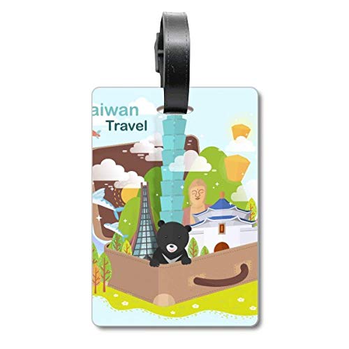 Étiquette pour valise Taiwan Travel 101 idéale en voyage